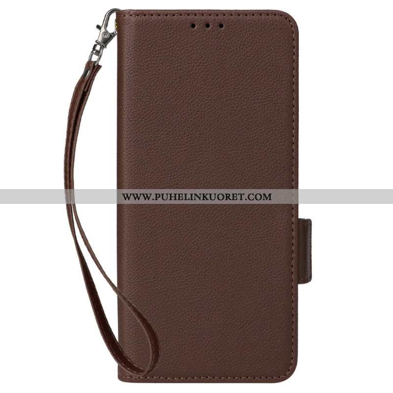 Kotelot Xiaomi 15t Keinonahkaa Hihnalla