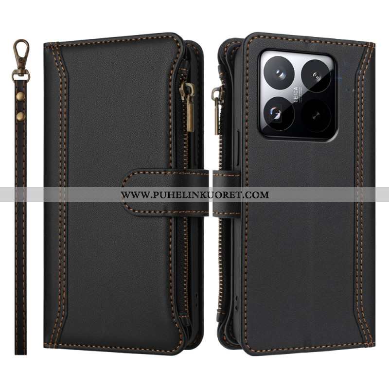 Kotelot Xiaomi 15t Lompakko Hihnalla