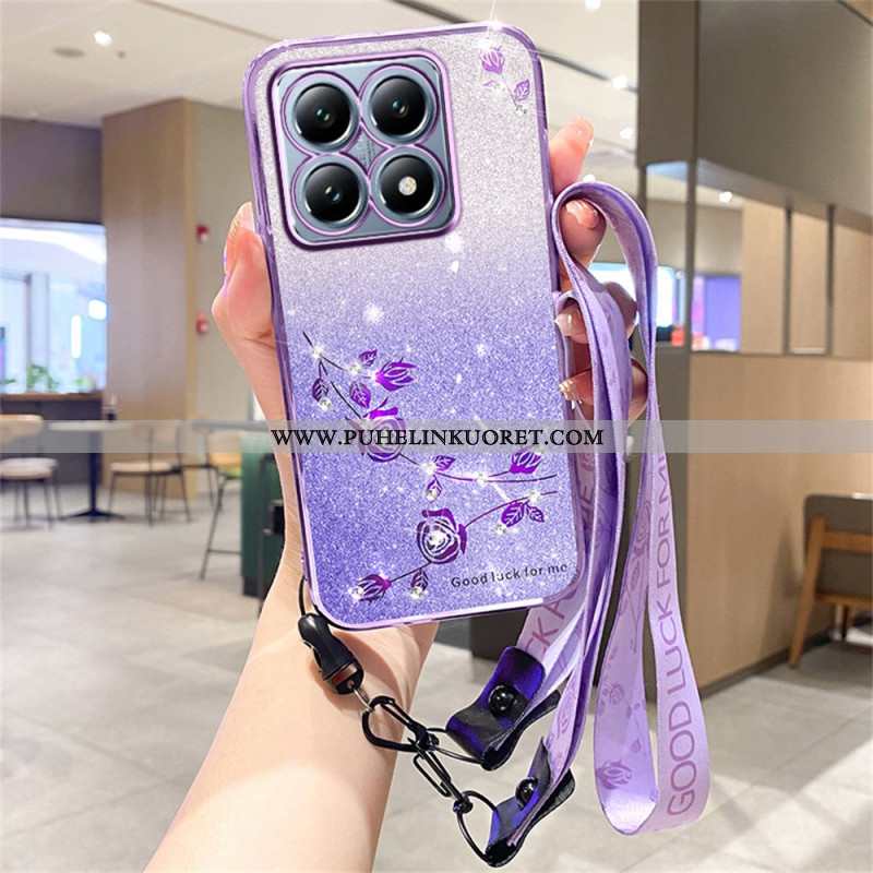 Kuori Xiaomi 15t Strassilla Koristeltu Hihna Kadem Suojakuori