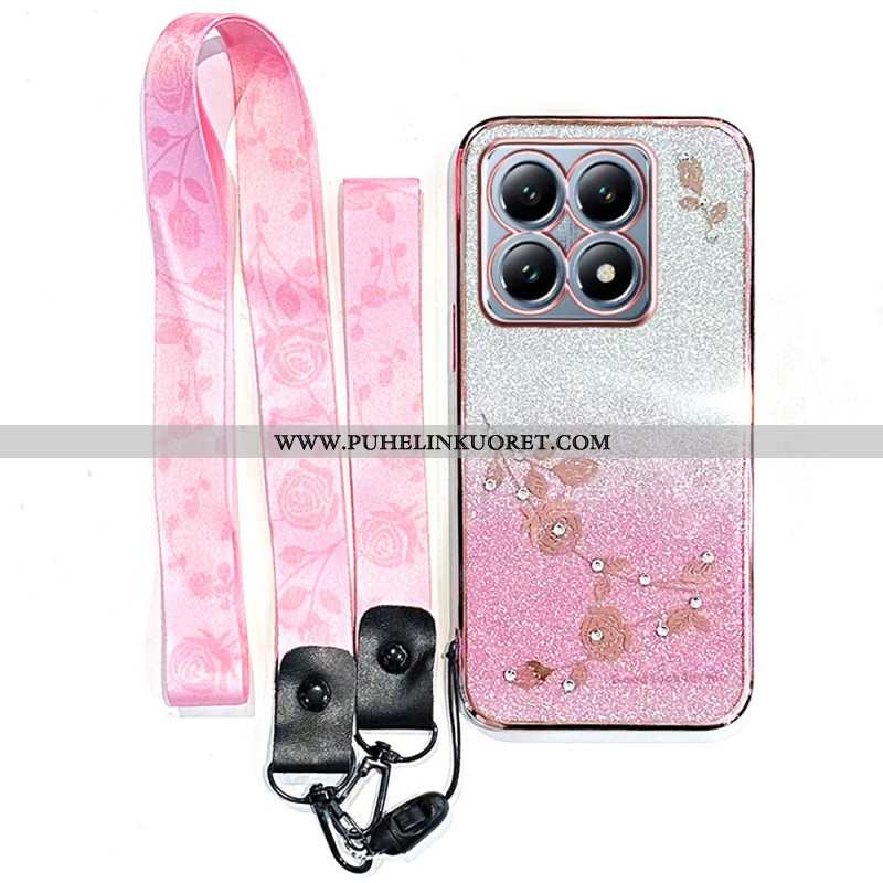 Kuori Xiaomi 15t Strassilla Koristeltu Hihna Kadem Suojakuori