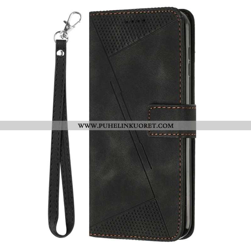 Nahkakotelo Xiaomi 15t Kolmiokuvio Ja Hihna