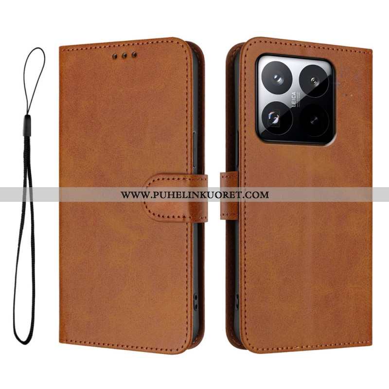 Kotelot Xiaomi 15t Yksivärinen Rfid-suoja