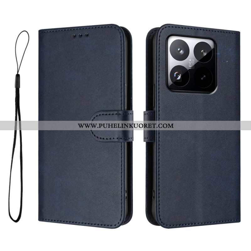 Kotelot Xiaomi 15t Yksivärinen Rfid-suoja