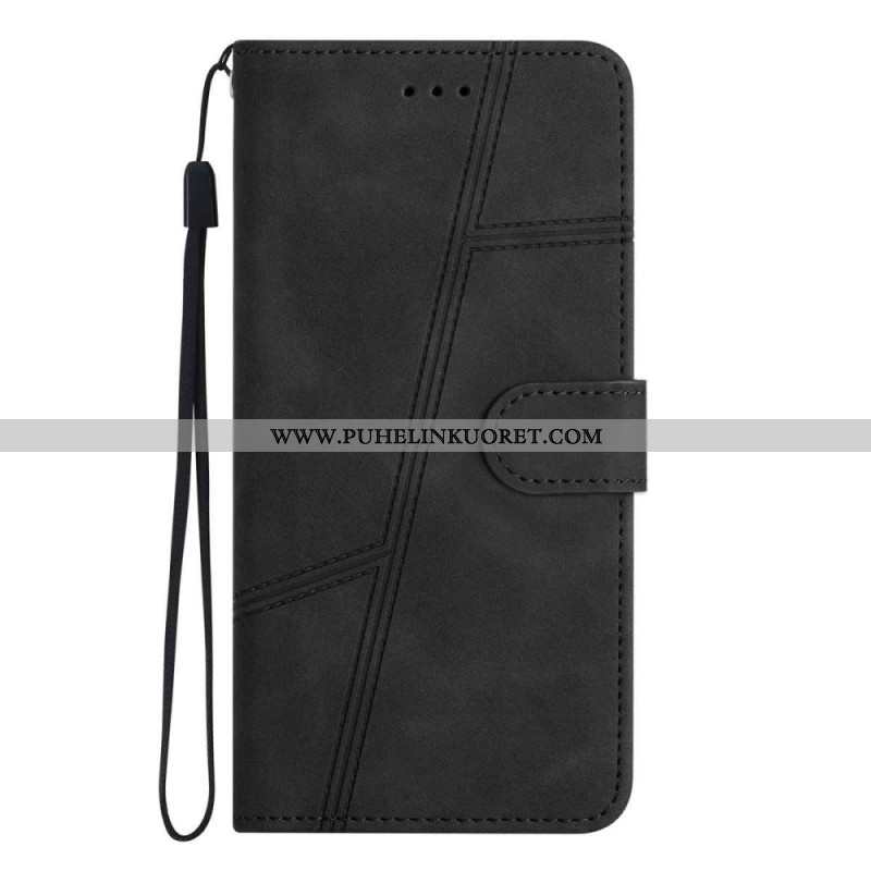 Nahkakotelo Xiaomi 15t Viivat Ja Raidat