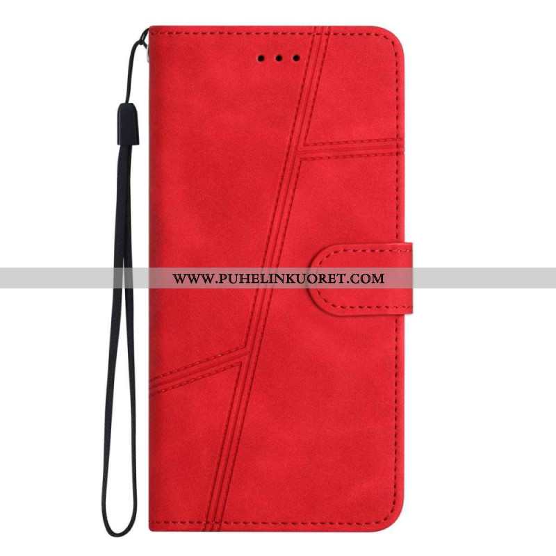 Nahkakotelo Xiaomi 15t Viivat Ja Raidat