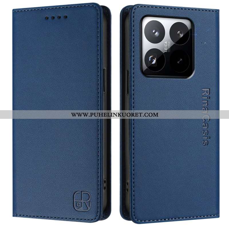 Nahkakotelo Xiaomi 15t Rfid-lompakko