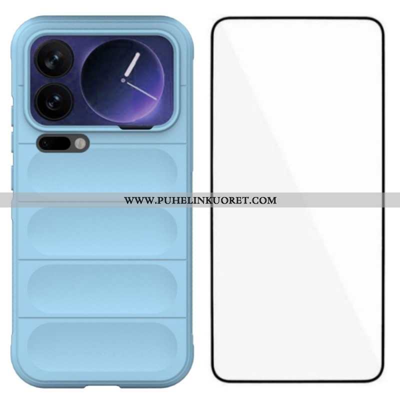 Kuori Xiaomi 17 Pro Max Liukumaton Näytönsuojalla