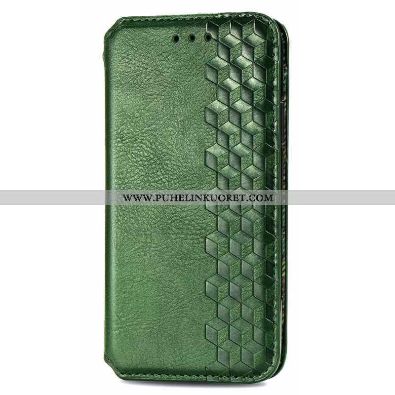 Nahkakotelo Xiaomi 17 Pro Max Timanttikuvio Suojakuori