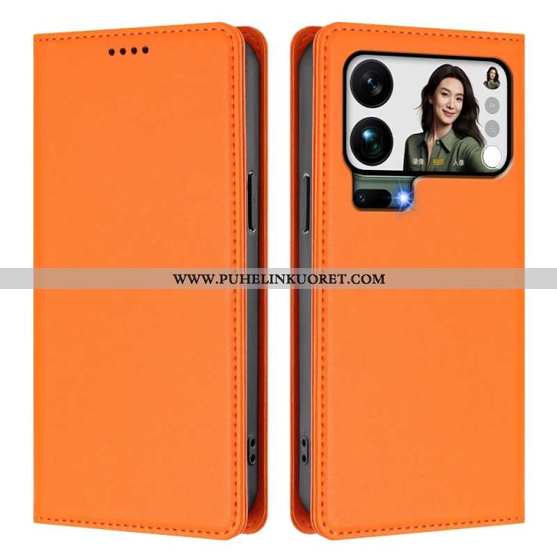 Nahkakotelo Xiaomi 17 Pro Max Puhelinkuoret Magneettinen Suljin Ja Rfid-suojaus