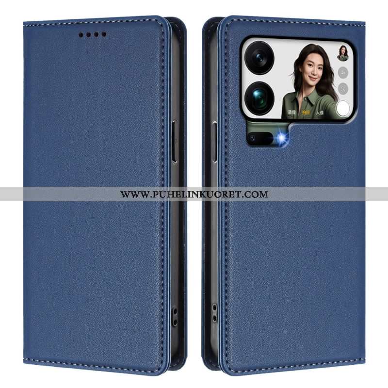 Nahkakotelo Xiaomi 17 Pro Max Puhelinkuoret Magneettinen Suljin Ja Rfid-suojaus