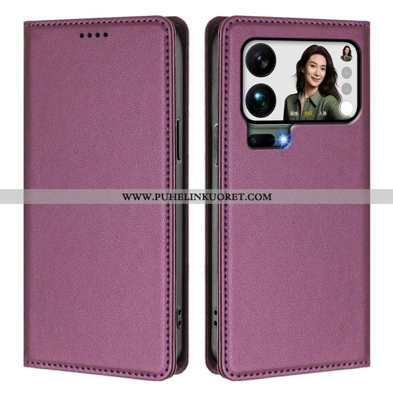 Nahkakotelo Xiaomi 17 Pro Max Puhelinkuoret Magneettinen Suljin Ja Rfid-suojaus