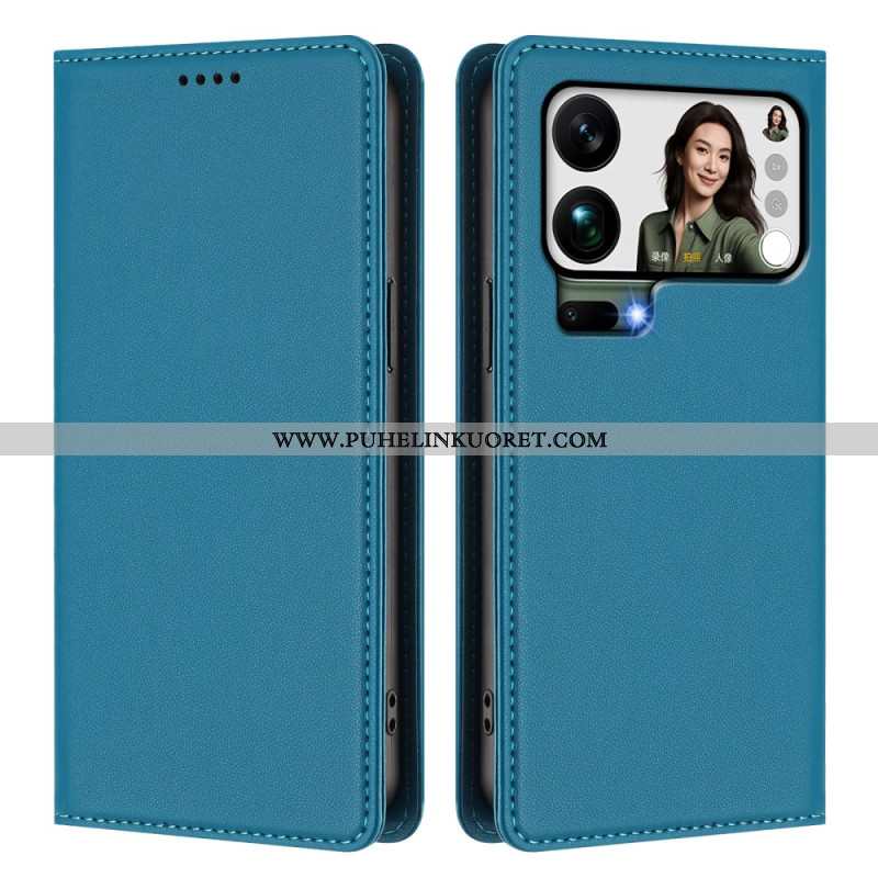 Nahkakotelo Xiaomi 17 Pro Max Puhelinkuoret Magneettinen Suljin Ja Rfid-suojaus