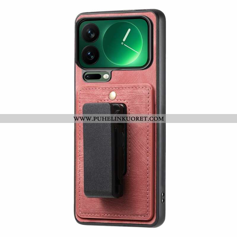 Case Xiaomi 17 Pro Max Puhelinkuoret Vyöklipsi Ja Integroitu Jalusta