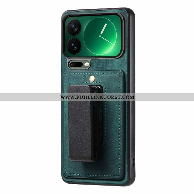 Case Xiaomi 17 Pro Max Puhelinkuoret Vyöklipsi Ja Integroitu Jalusta