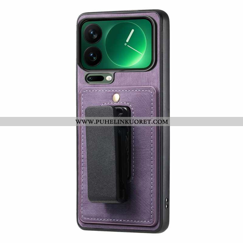 Case Xiaomi 17 Pro Max Puhelinkuoret Vyöklipsi Ja Integroitu Jalusta