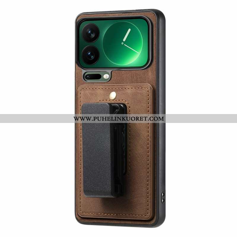 Case Xiaomi 17 Pro Max Puhelinkuoret Vyöklipsi Ja Integroitu Jalusta