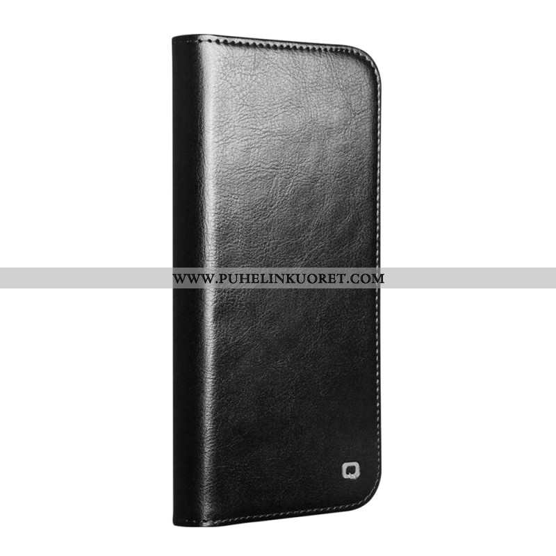 Nahkakotelo Xiaomi 17 Pro Max Qialino Aitoa Nahkaa Suojakuori