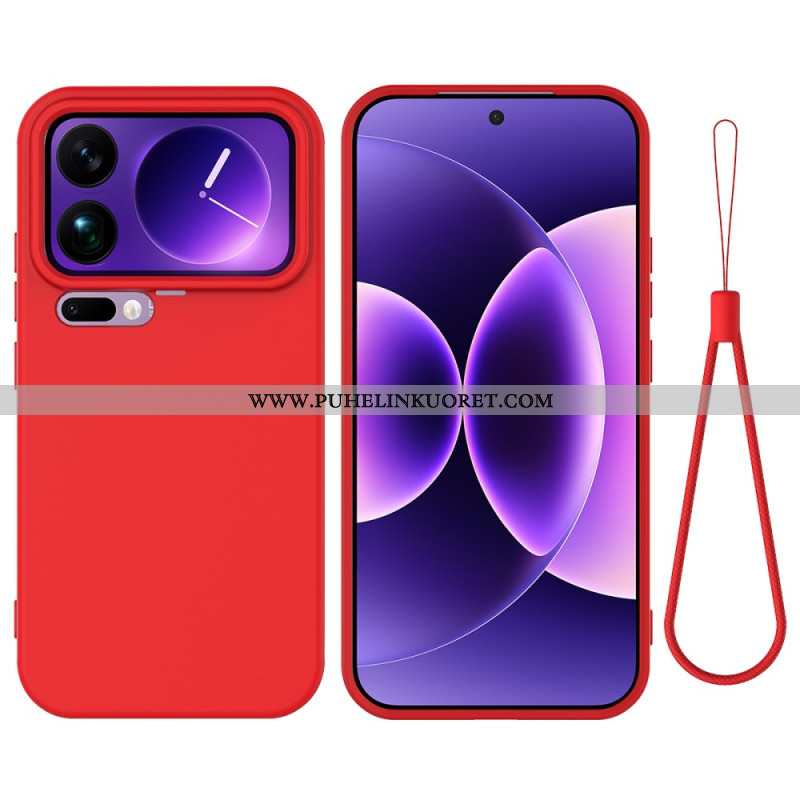 Kuori Xiaomi 17 Pro Max Nestesilikoni Ja Nauha Suojakuori