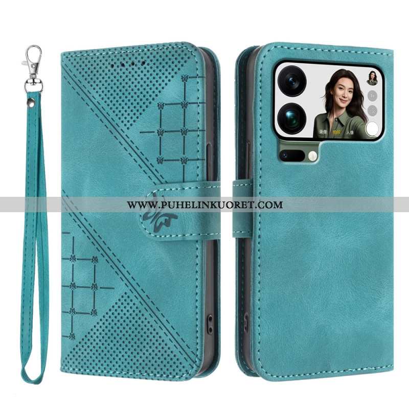 Kotelot Xiaomi 17 Pro Max Perhos- Ja Geometrinen Kuvio