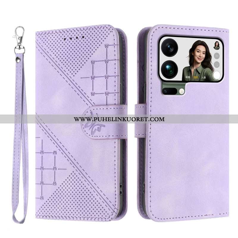 Kotelot Xiaomi 17 Pro Max Perhos- Ja Geometrinen Kuvio