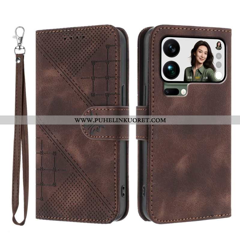 Kotelot Xiaomi 17 Pro Max Perhos- Ja Geometrinen Kuvio