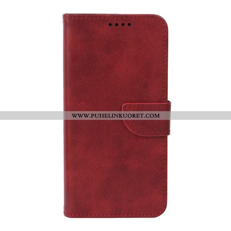 Nahkakotelo Xiaomi 17 Pro Max Jalusta Ja Magneettinen Suljin