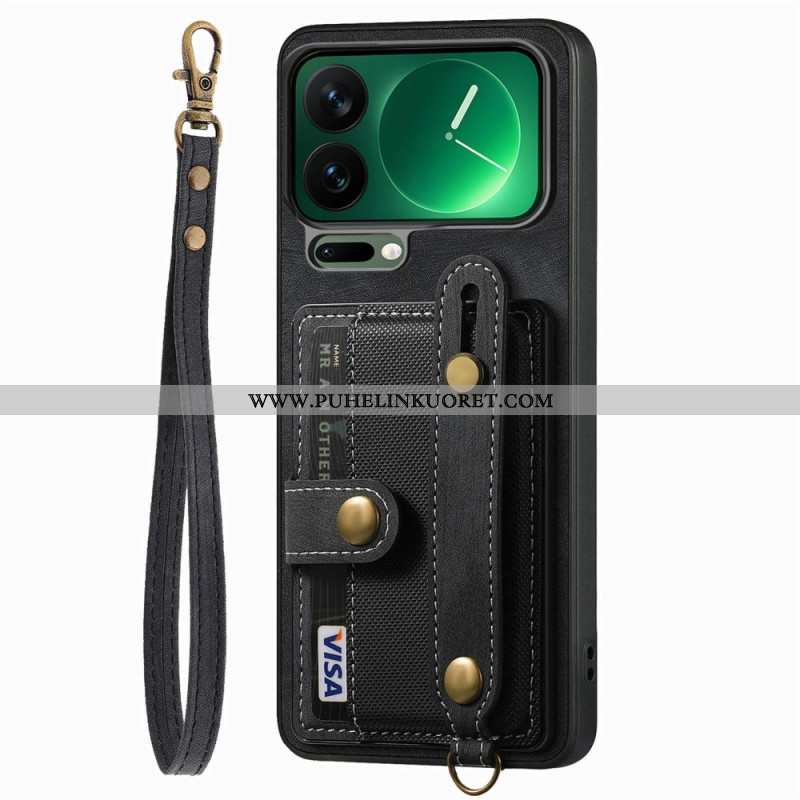 Kuori Xiaomi 17 Pro Max Korttikotelo Ja Tukijalka