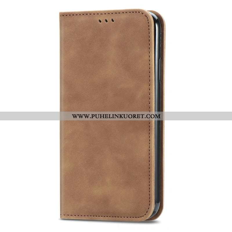 Nahkakotelo Xiaomi 17 Pro Max Puhelinkuoret Mokkanahkaefekti