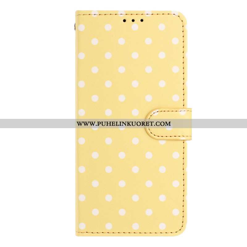 Nahkakotelo Xiaomi 17 Pro Max Pilkullinen Kuvio