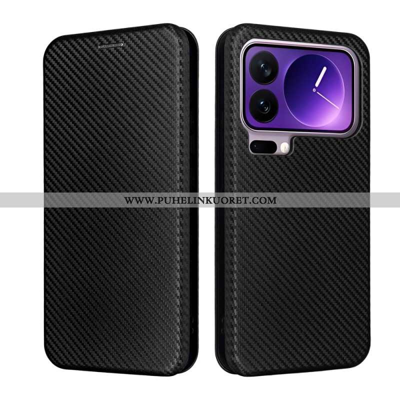 Nahkakotelo Xiaomi 17 Pro Max Hiilikuitu