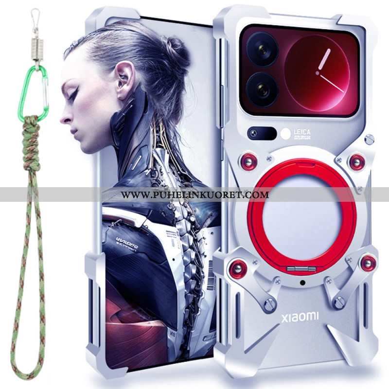 Kuori Xiaomi 17 Pro Max Jalusta Ja Magneettinen Rannehihna