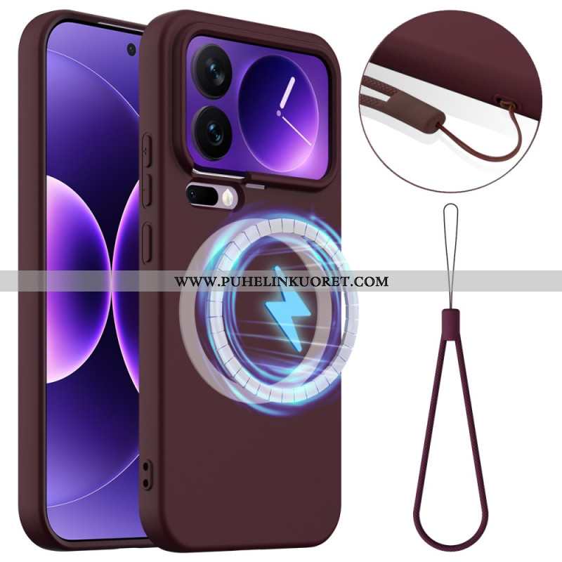 Kuori Xiaomi 17 Pro Max Silikonimagneetti Ja Kaulanauha