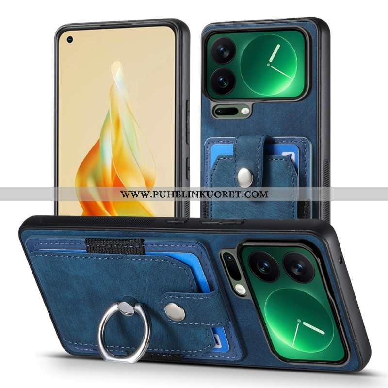 Kuori Xiaomi 17 Pro Max Korttikotelo Ja Sormusteline