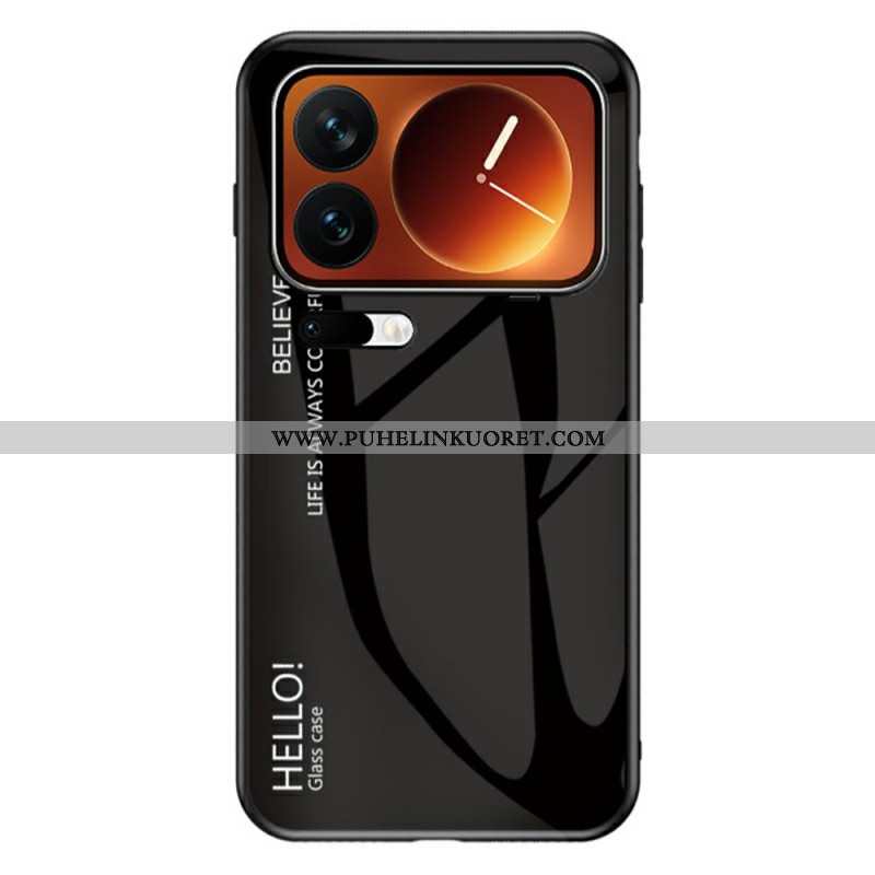 Case Xiaomi 17 Pro Max Puhelinkuoret Karkaistua Lasia Hei