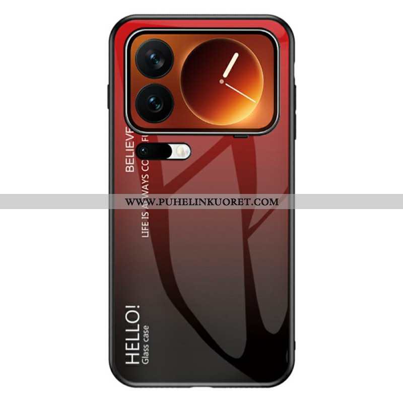 Case Xiaomi 17 Pro Max Puhelinkuoret Karkaistua Lasia Hei