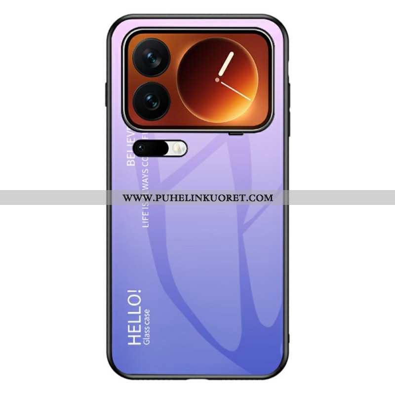 Case Xiaomi 17 Pro Max Puhelinkuoret Karkaistua Lasia Hei