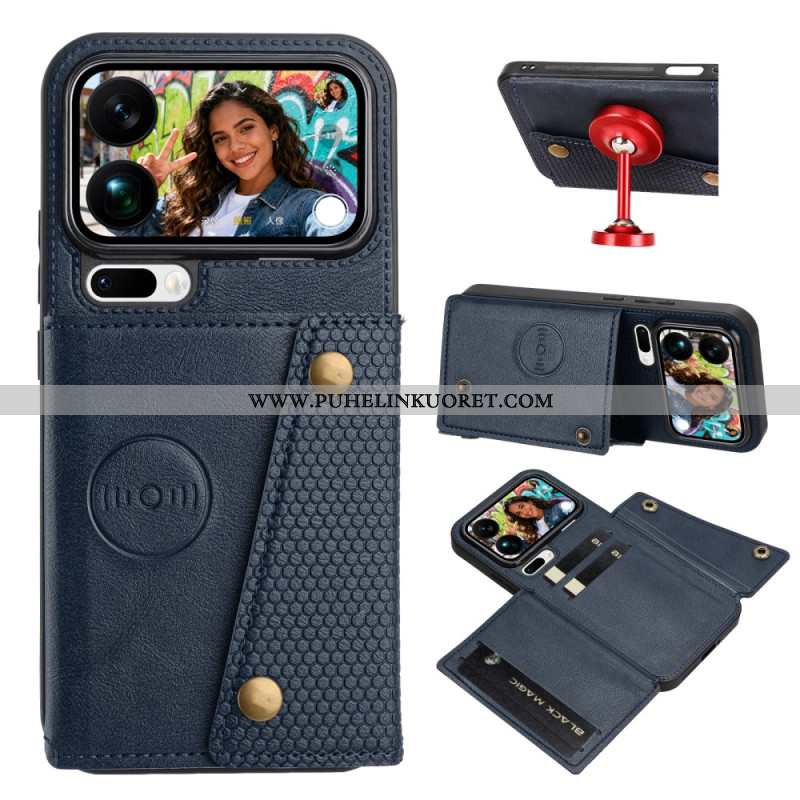 Kuori Xiaomi 17 Pro Max Nahkajäljitelmäkorttikotelo