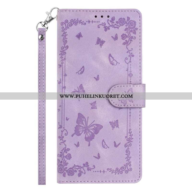 Kuoret Xiaomi 17 Pro Max Mokkanahkakuvio Perhoset