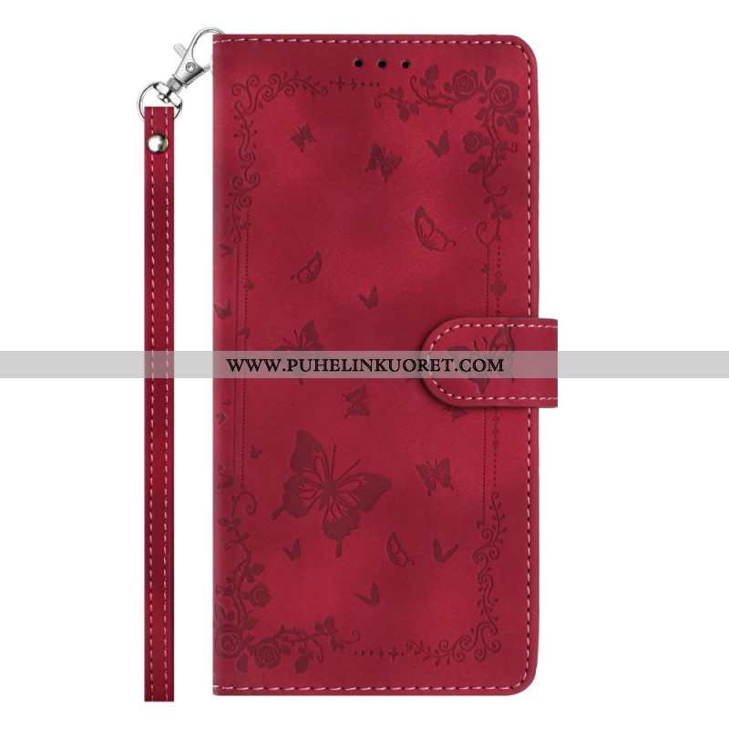 Kuoret Xiaomi 17 Pro Max Mokkanahkakuvio Perhoset