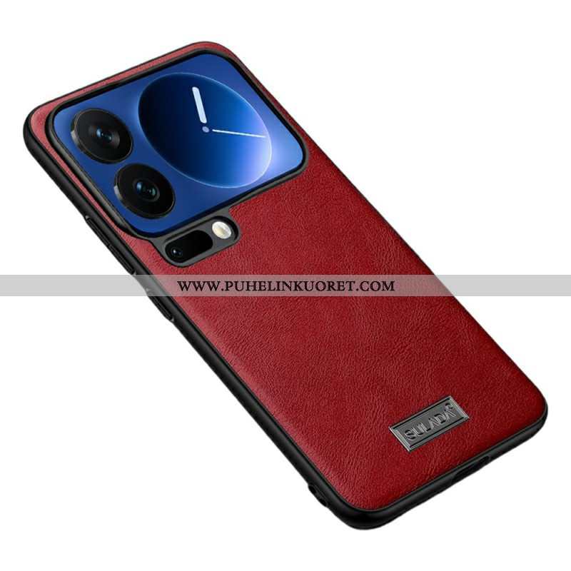 Kuori Xiaomi 17 Pro Nahkakuvioinen Sulada