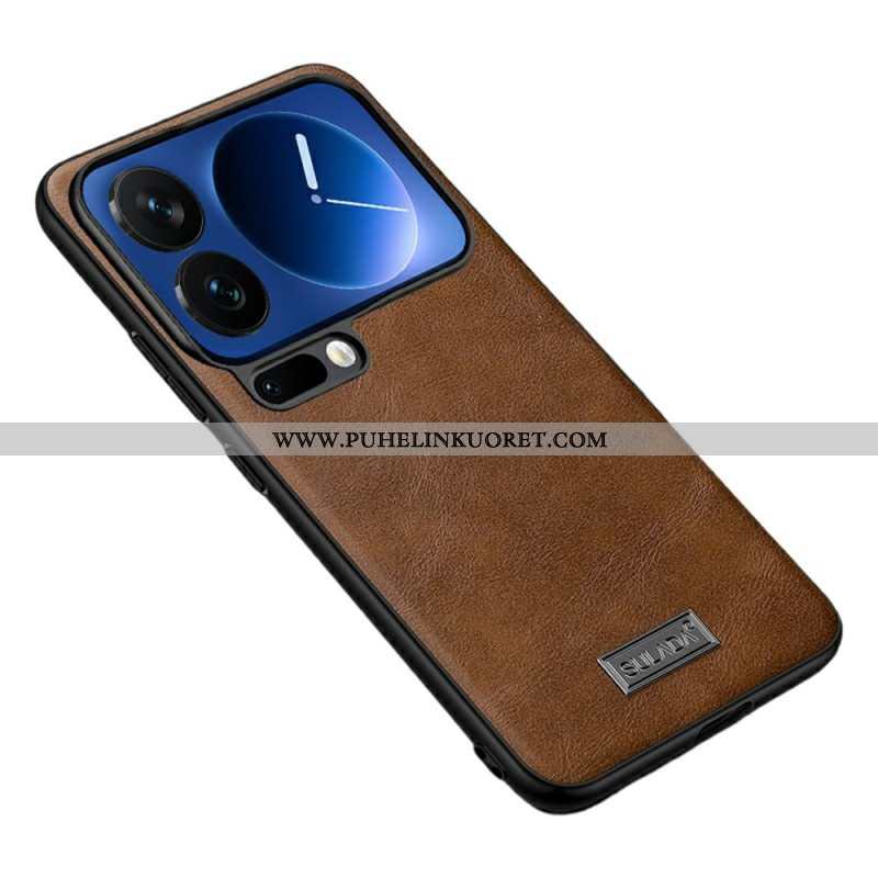 Kuori Xiaomi 17 Pro Nahkakuvioinen Sulada