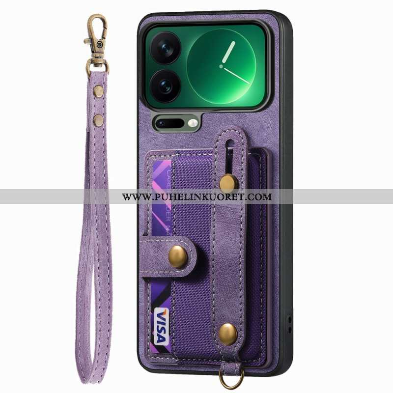 Kuori Xiaomi 17 Pro Korttipaikat Ja Hihna Suojakuori