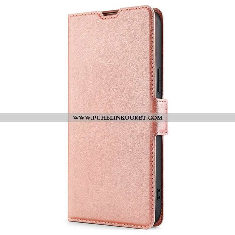 Kotelot Xiaomi 17 Pro Keinonahkaa Kaksoislukolla Suojakuori