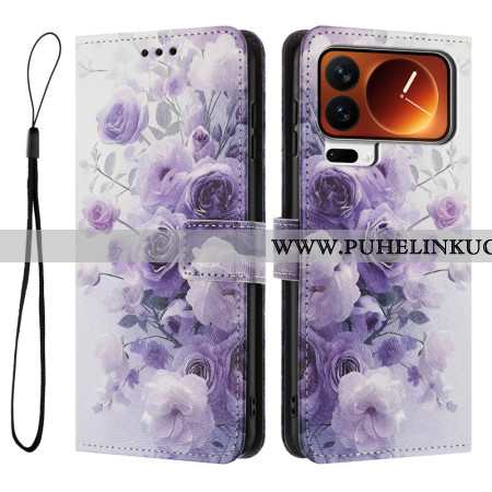 Kotelot Xiaomi 17 Pro Puhelinkuoret Violetit Ruusut