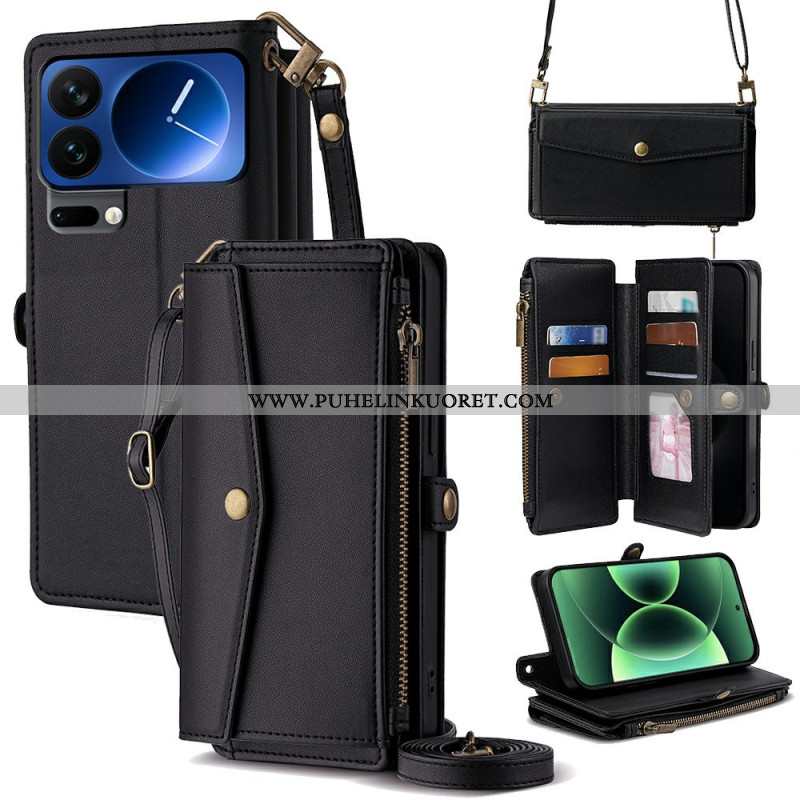 Kotelot Xiaomi 17 Pro Lompakko Olkahihnalla