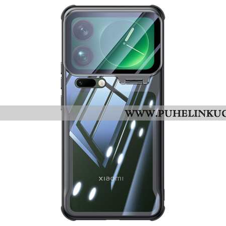 Kuori Xiaomi 17 Pro Läpinäkyvä Integroitu Jalusta Ja Kameran Suojaus Suojakuori