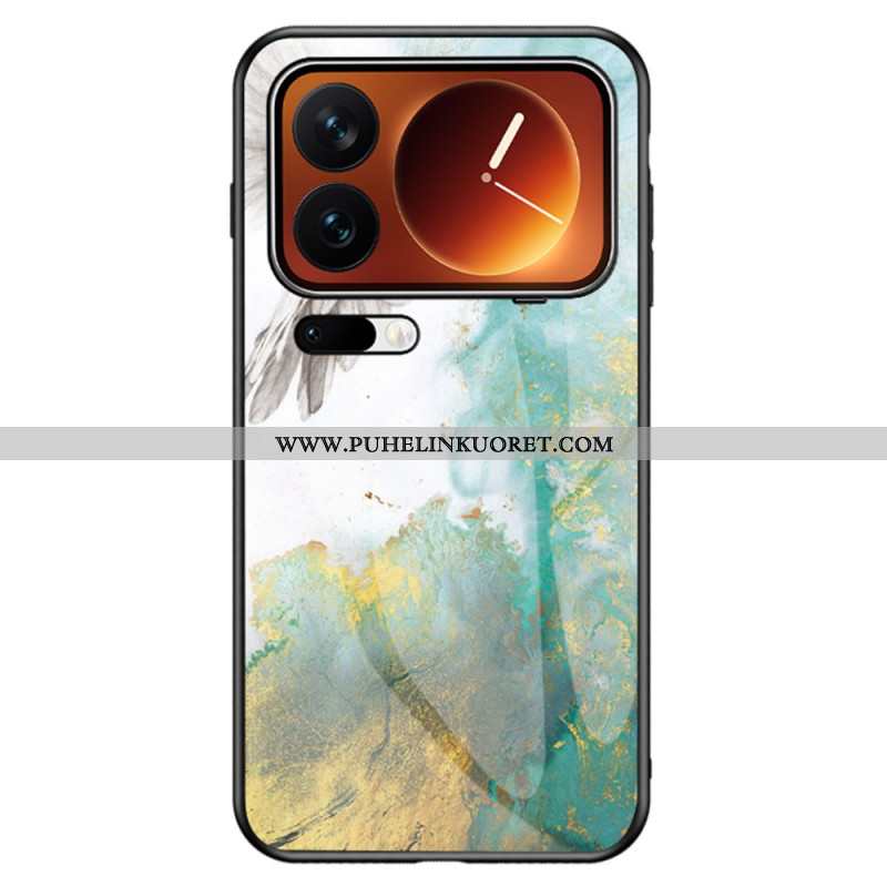 Kuori Xiaomi 17 Pro Karkaistusta Lasista Valmistettu Marmorikuvio