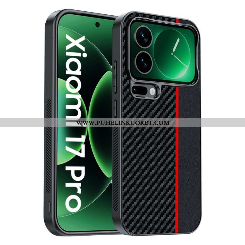 Puhelinkuoret Xiaomi 17 Pro Hiilikuitukuvio