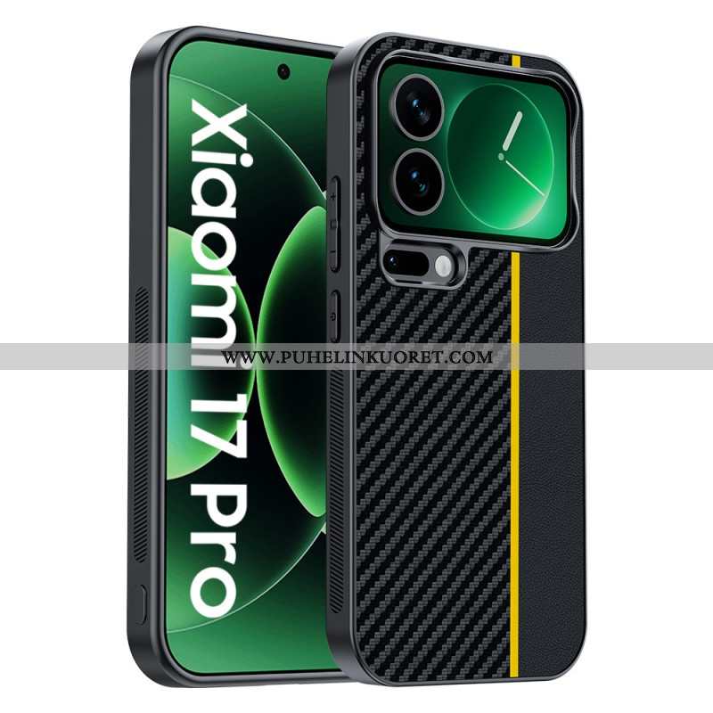 Puhelinkuoret Xiaomi 17 Pro Hiilikuitukuvio