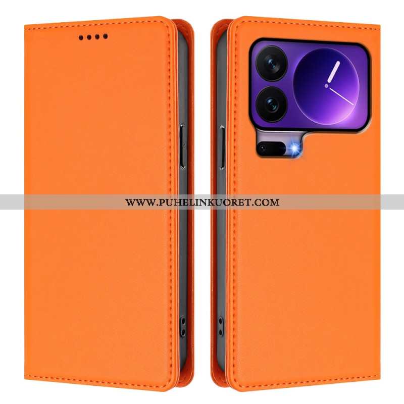 Nahkakotelo Xiaomi 17 Pro Magneettinen Suljin Ja Rfid-suojaus